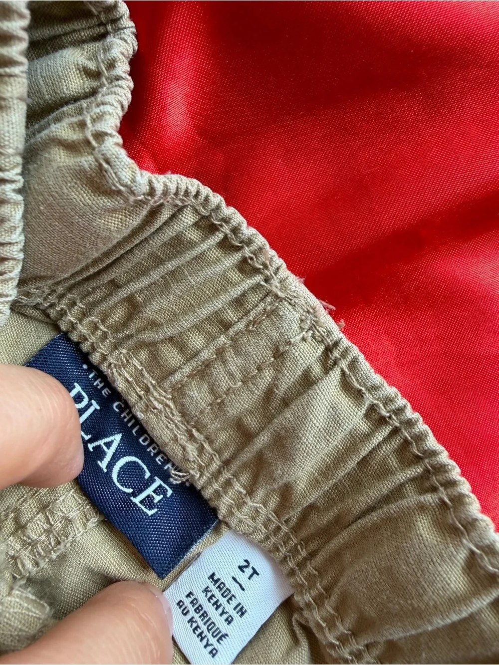 The Children's Place Kids Shorts - Tan, Navy, Light Blue, Brick Red size 2T